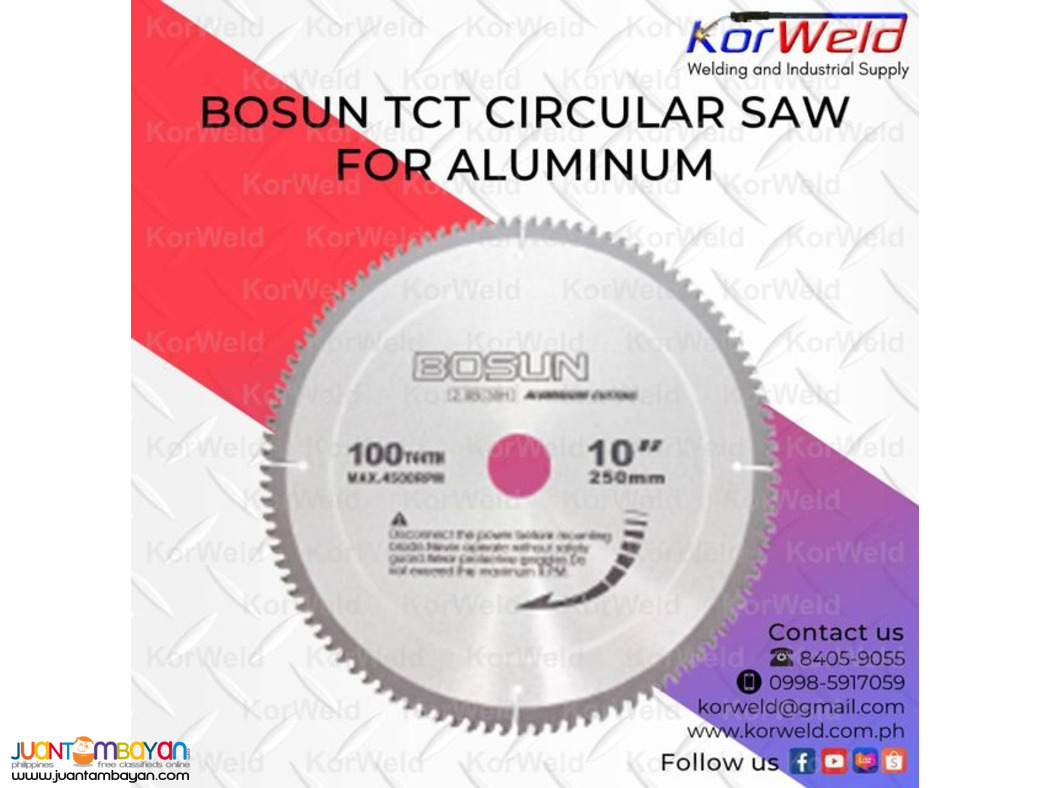 Bosun TCT Circular Saw For Aluminum