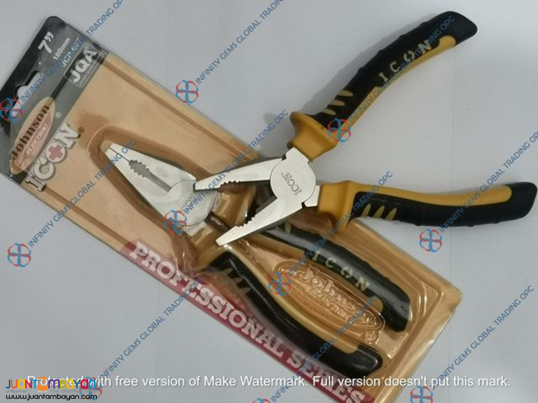 JOHNSON ELEKTRIK COMBINATION PLIER JCP-607 7”