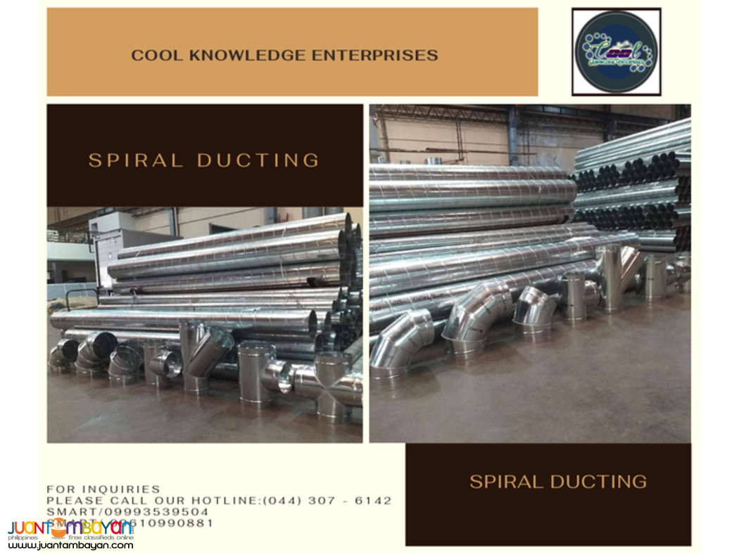 Supply & Installation | spiral duct | Bulacan