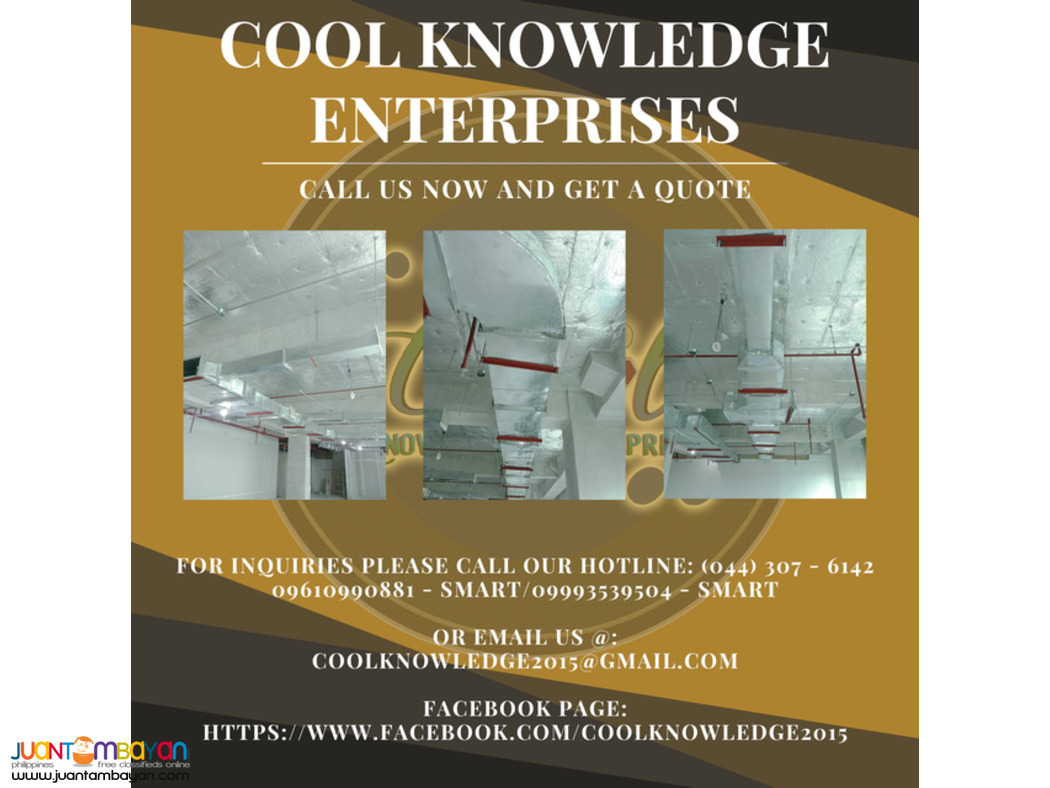 ducting system { supply & installation } Manila/bulacan