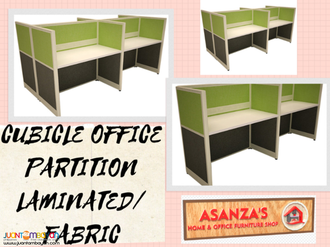 Cubicle Office Partition Laminated/Fabric