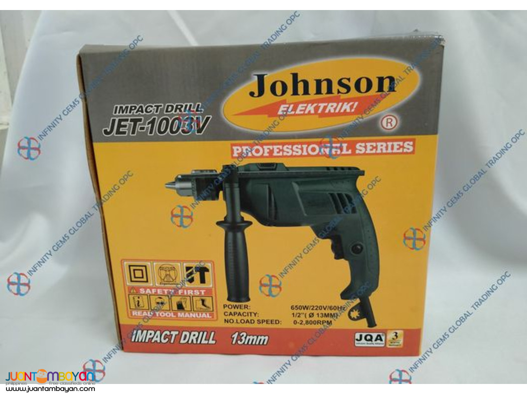 JOHNSON ELEKTRIK IMPACT DRILL JET-1003V