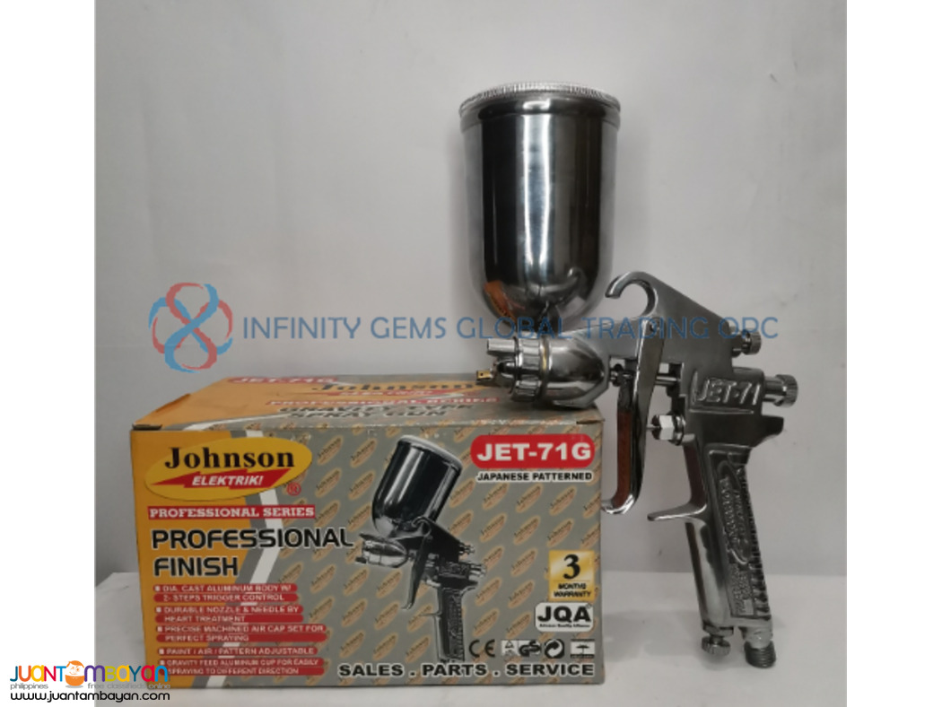 JOHNSON ELEKTRIK SPRAY GUN GRAVITY TYPE JET-71G