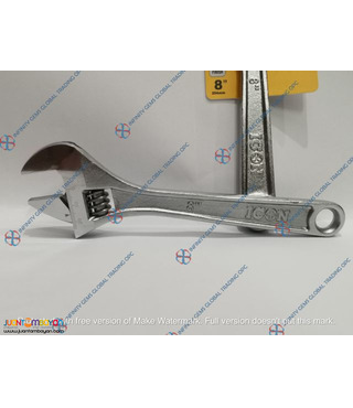 ICON ADJUSTABLE WRENCH IHT-AW8C 8