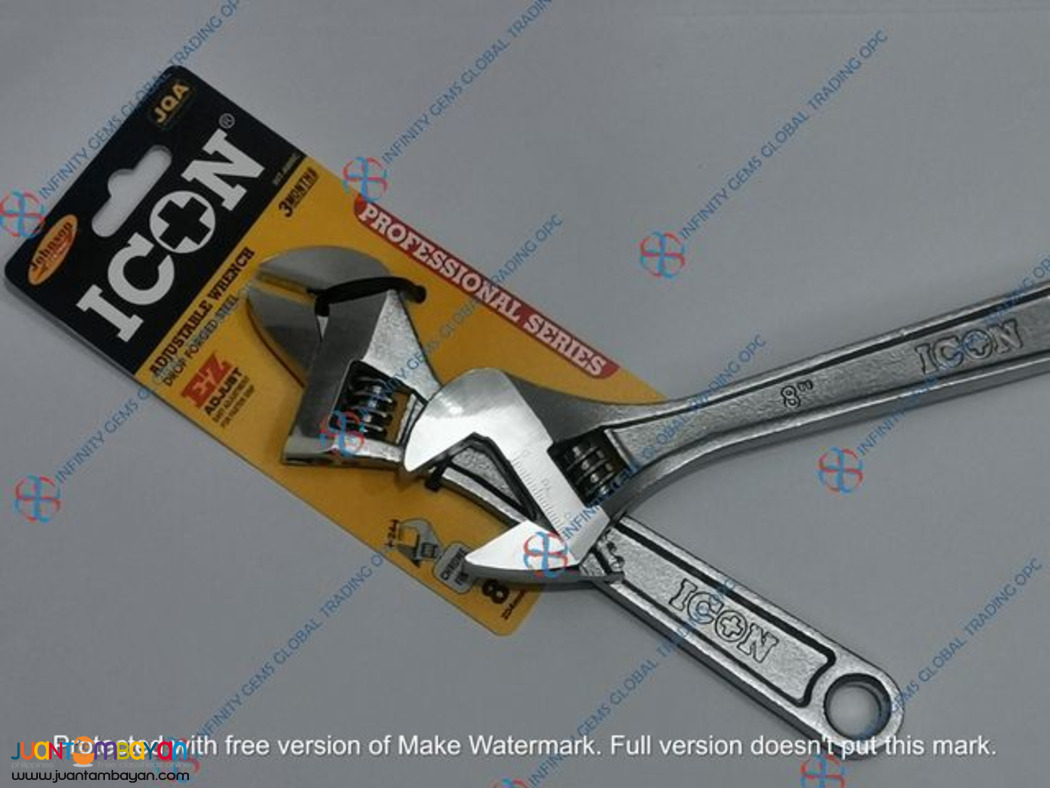 ICON ADJUSTABLE WRENCH IHT-AW8C 8