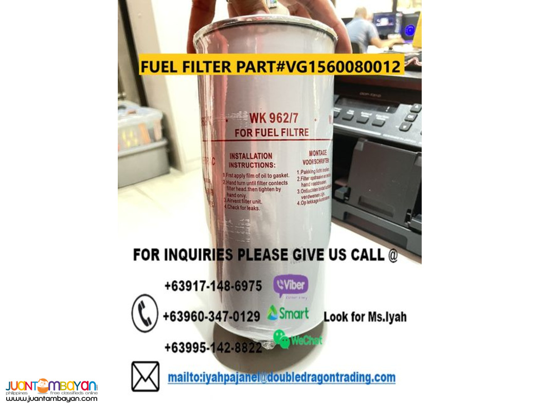 FUEL AND WATER SEPARATOR FOR 10W TRUCKS