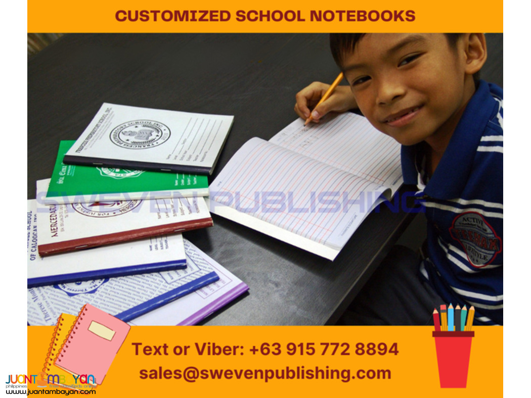 CUSTOMIZED COMPOSITION NOTEBOOKS, WRITING NOTEBOOKS FOR SCHOOLS