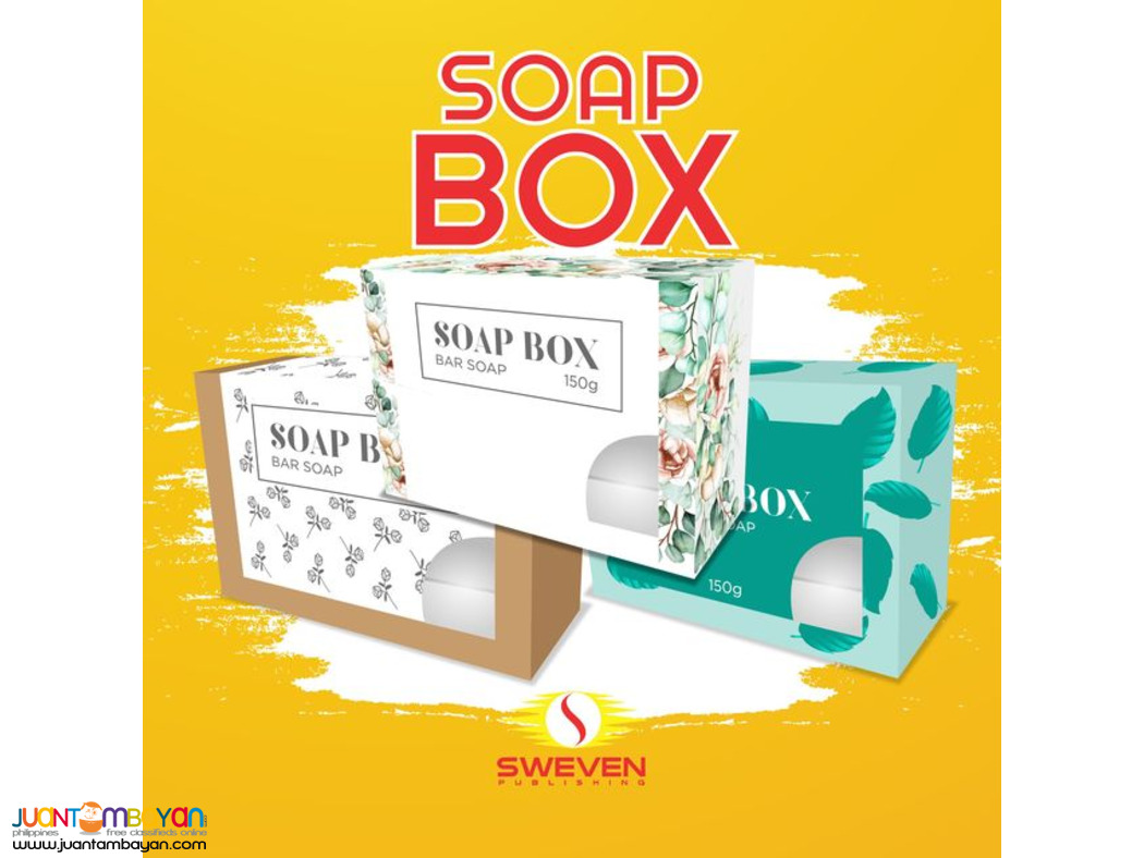 SOAP BOXES, SOAP WRAPPERS, TAGS,  aND STICKER LABELS