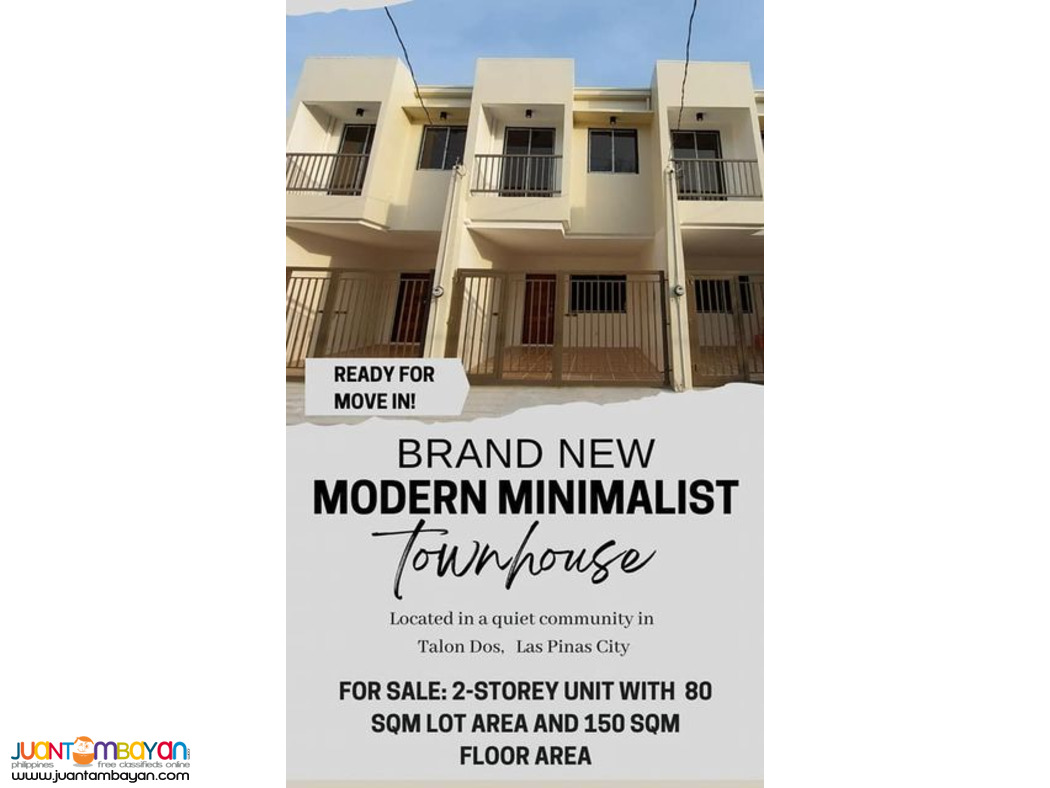 Townhouse For Sale in Camella Homes 1 Las Pinas