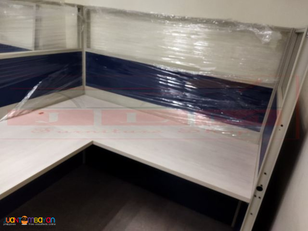 L shaped Office Partition cubicle workstation