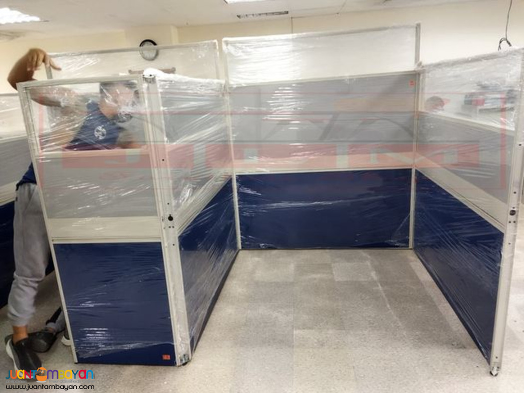 L shaped Office Partition cubicle workstation