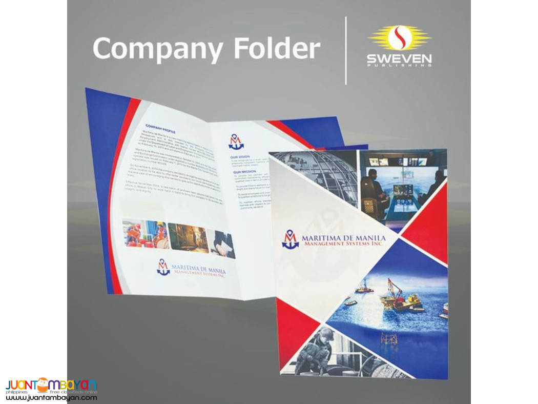 CUSTOMIZED COMPANY FOLDERS / PRESENTATION FOLDERS