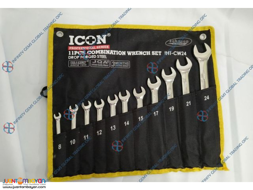 ICON COMBINATION WRENCH SET 8-24mm
