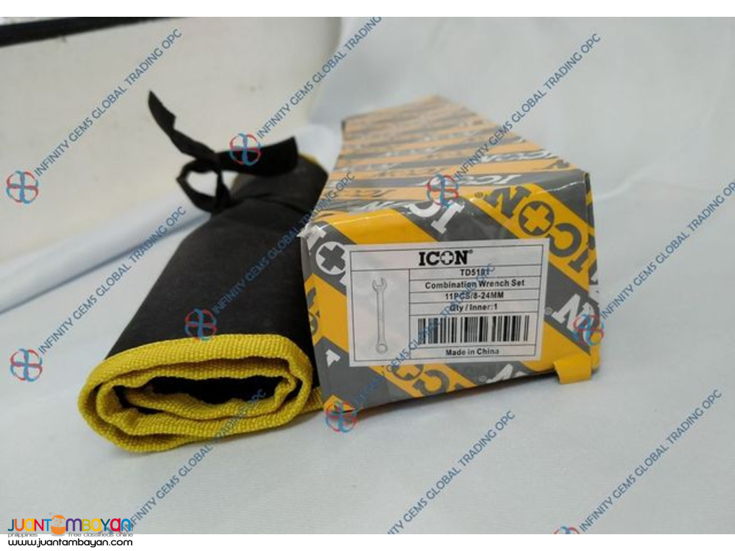 ICON COMBINATION WRENCH SET 8-24mm