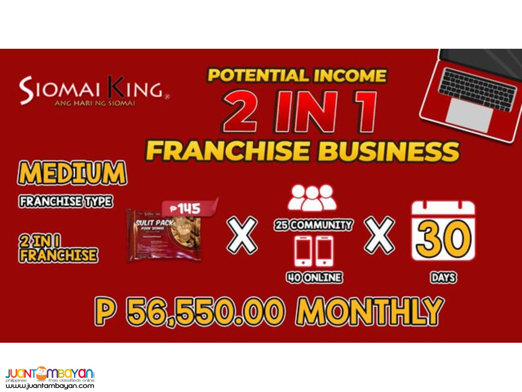 Siomai King Food Cart Business Franchise SiomaiKing FoodCart Negosyo