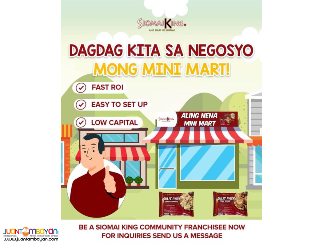 Siomai King Food Cart Business Franchise SiomaiKing FoodCart Negosyo