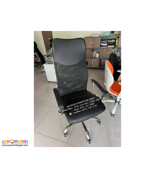 High Back Executive Chair | Leatherette Seat-Mesh Back (Factory Price)