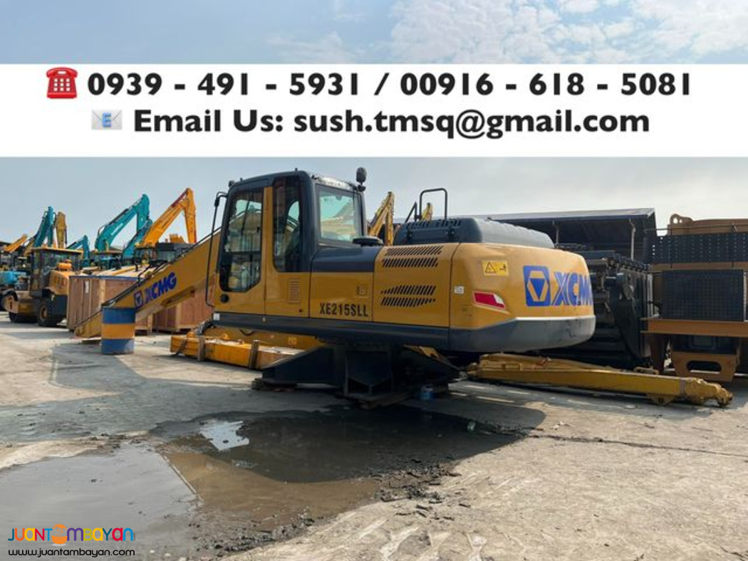 Amphibious Pontoon long arm backhoe xcmg xe215s 1.0mᶟ