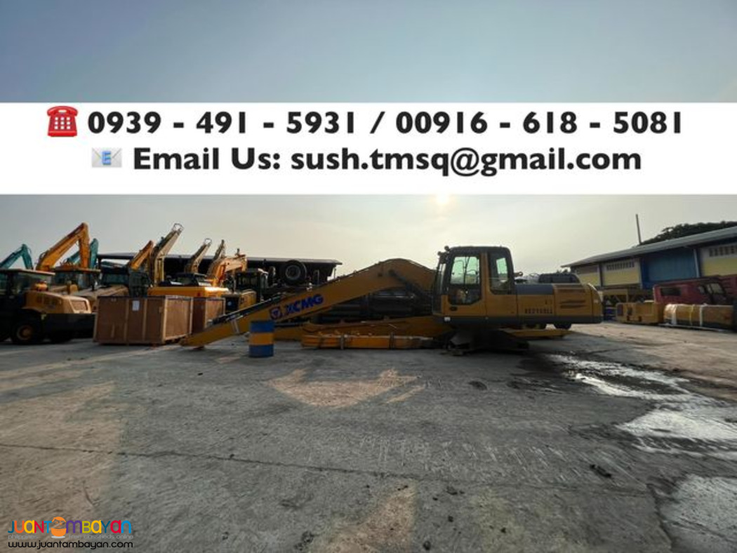 Amphibious Pontoon long arm backhoe xcmg xe215s 1.0mᶟ