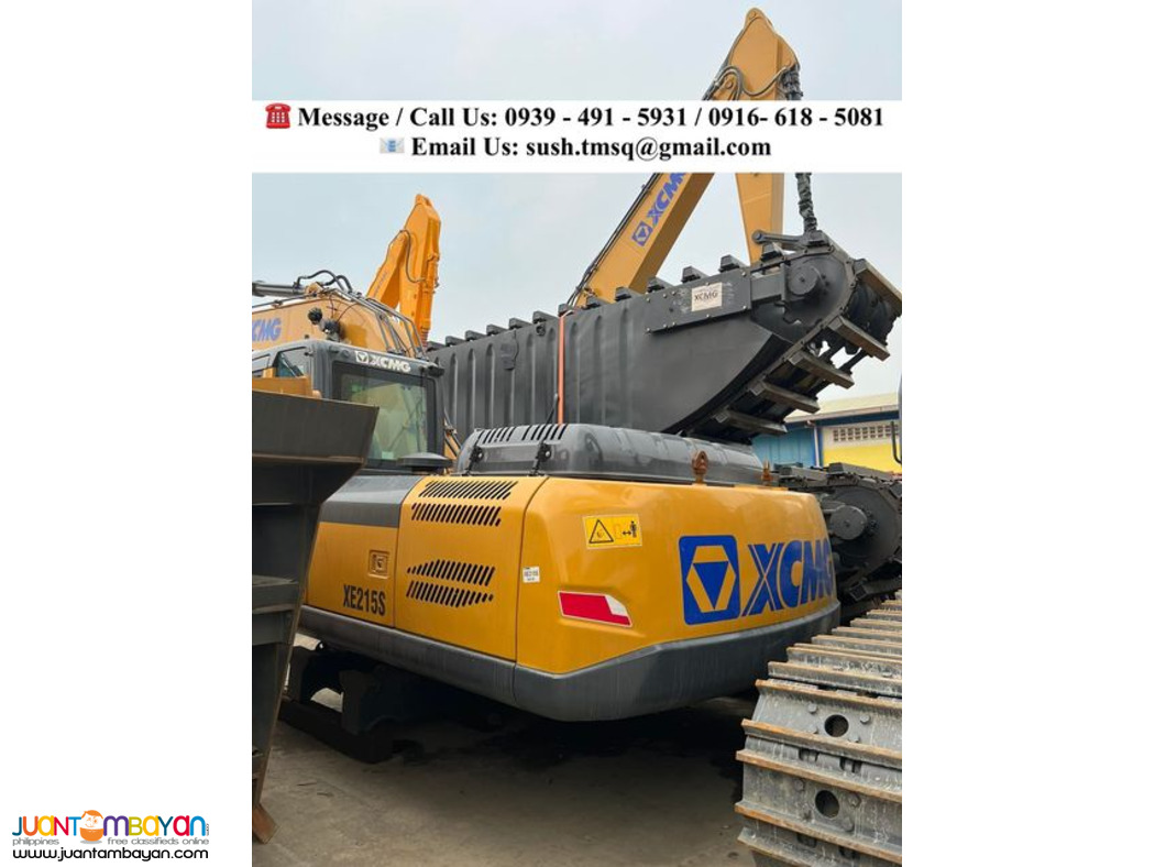 Amphibious Pontoon long arm backhoe xcmg xe215s 1.0mᶟ