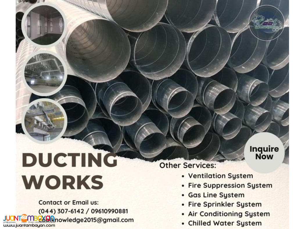 Fabricated Duct. for kitchen, aircon, dust collector Fabricated Duct. for kitchen, aircon, dust collector