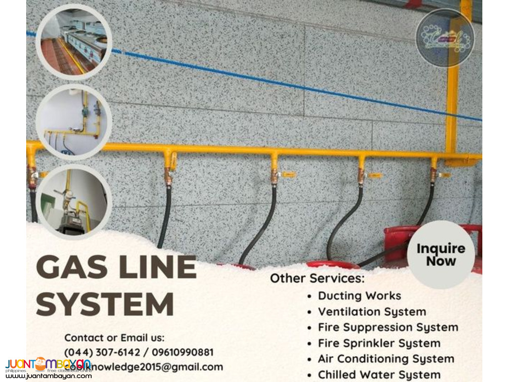 We Fabricate, Supply, Install, gas line for kitchen We Fabricate, Supply, Install, gas line for kitchen