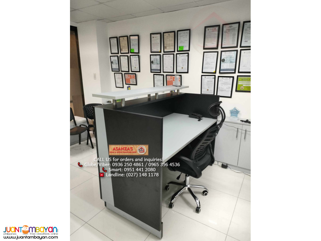 CUSTOMIZED LAMINATED FINISH RECEPTION DESK