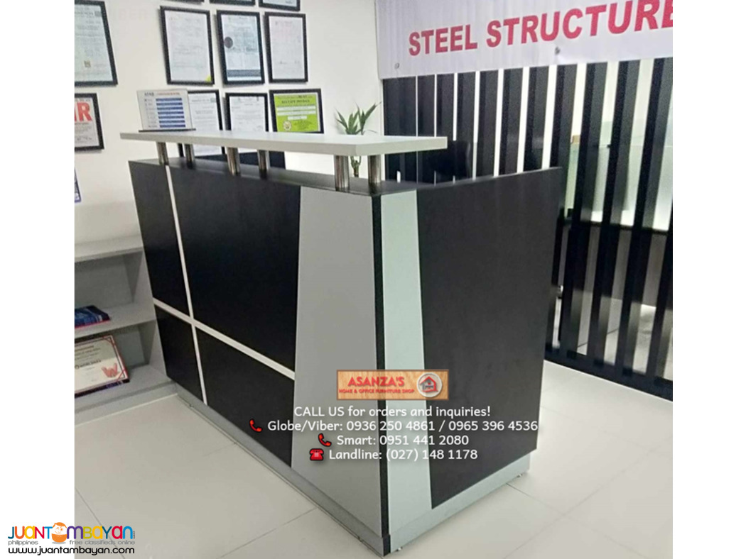 CUSTOMIZED LAMINATED FINISH RECEPTION DESK