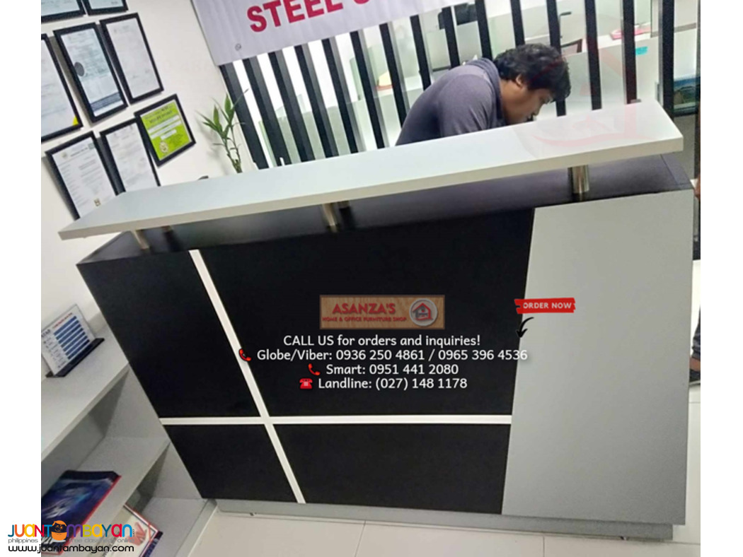 CUSTOMIZED LAMINATED FINISH RECEPTION DESK