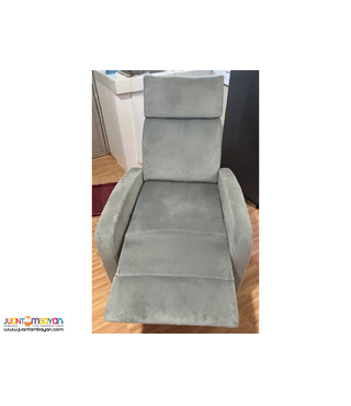 Sofa Recliner Grey Swede New Paid 14500 - ₱9,500 (lapu lapu bankal)