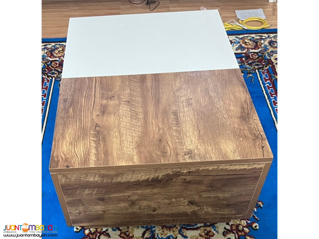 Coffee Table Unique Folds open for storage - ₱3,000 (LAPU LAPU Bankal)