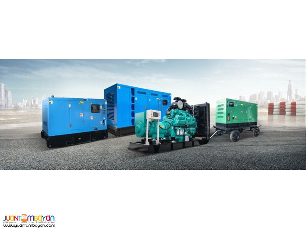 BRAND NEW GENERATOR SET SILENT TYPE AND OPEN TYPE AVAILABLE