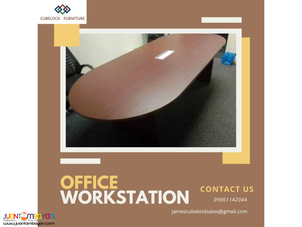 Office Oval Meeting Table 