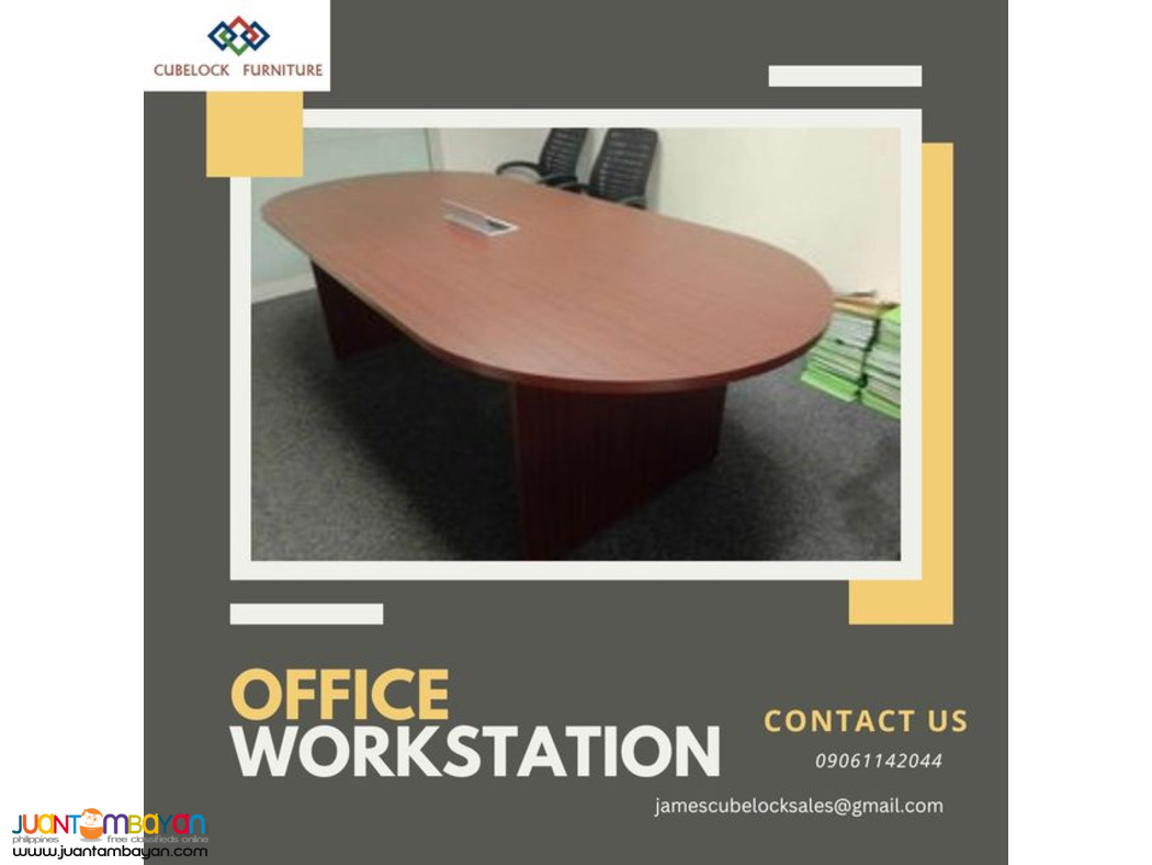 Office Oval Meeting Table 