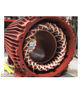 rewinding of motors, repairs of pumps