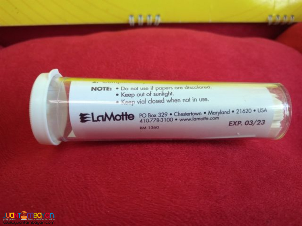 Lamotte 4250-BJ, Chlorine Test Paper, Total Chlorine Test Strip