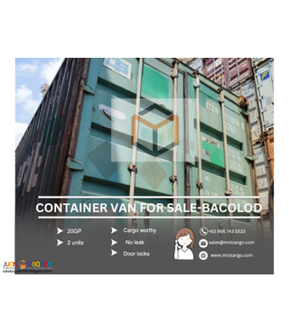 Container Vans For Sale in Bacolod
