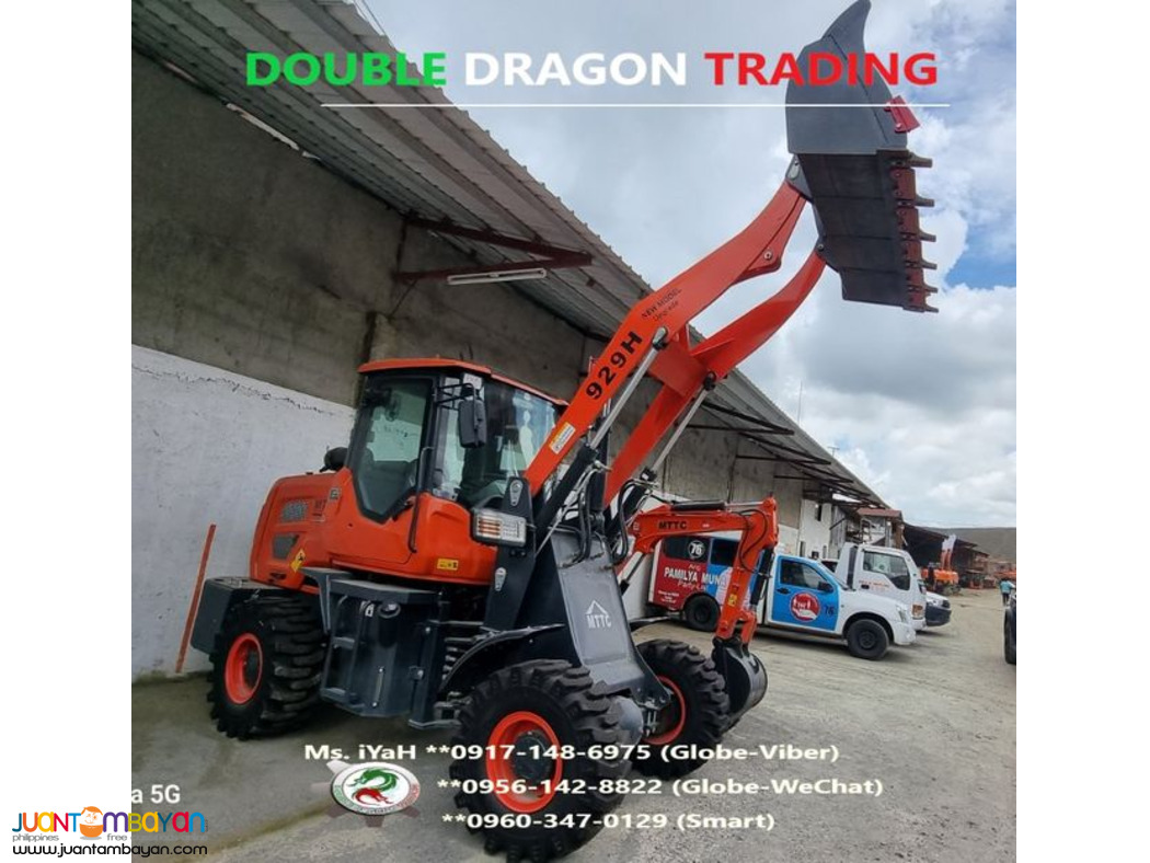MTTC ZL-929H WHEEL LOADER DOUBLE AXLE 0.7-0.9m³