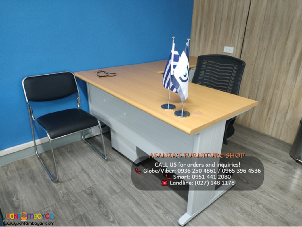 FREESTANDING TABLE WITH MOBILE PEDESTAL SET  || FACTORY PRICE 