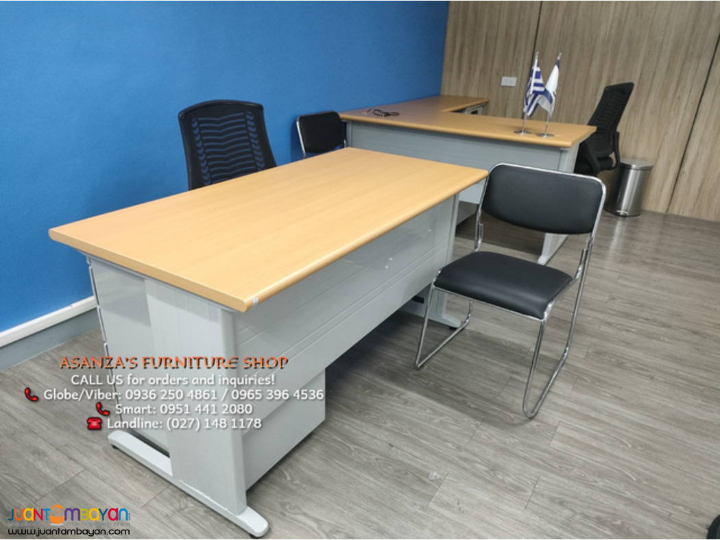 FREESTANDING TABLE WITH MOBILE PEDESTAL SET  || FACTORY PRICE 