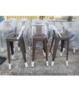 Tolix Bartool with Backrest