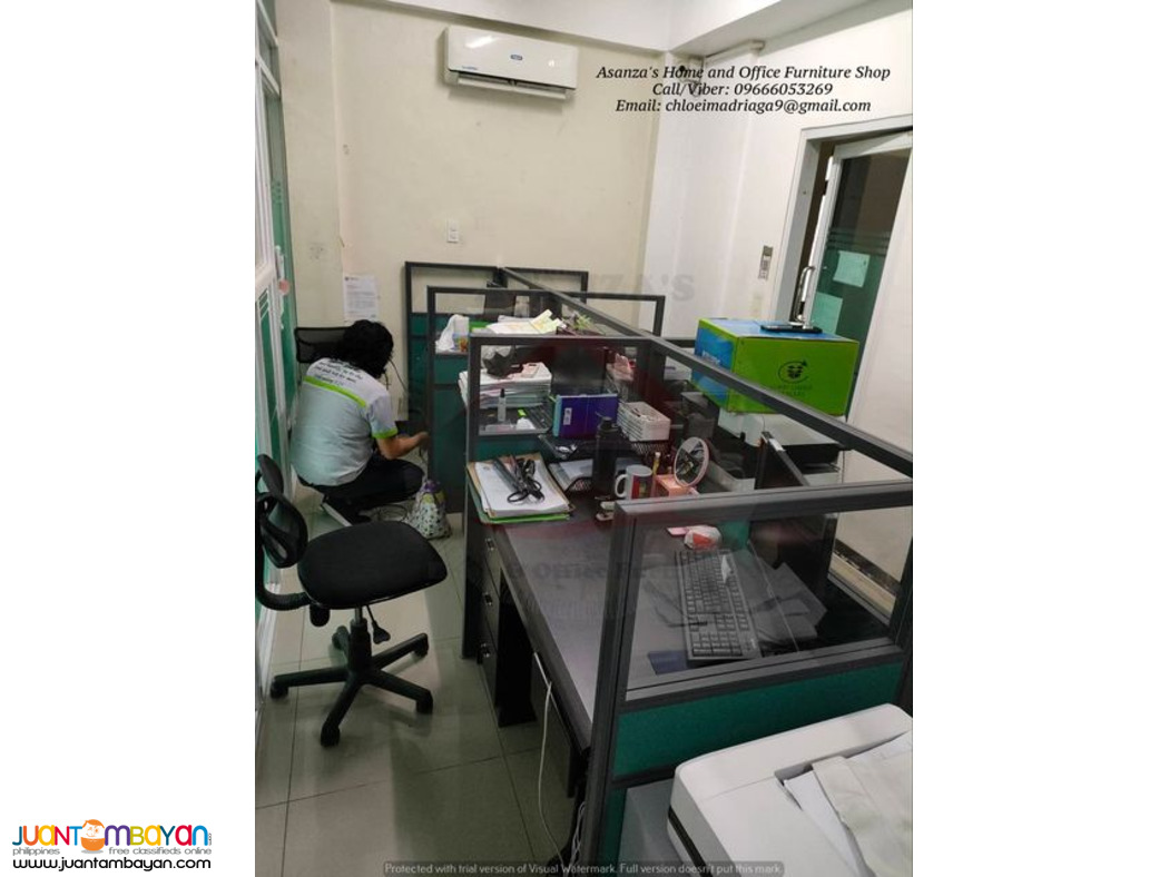 Cubicle Office Partition with Glass