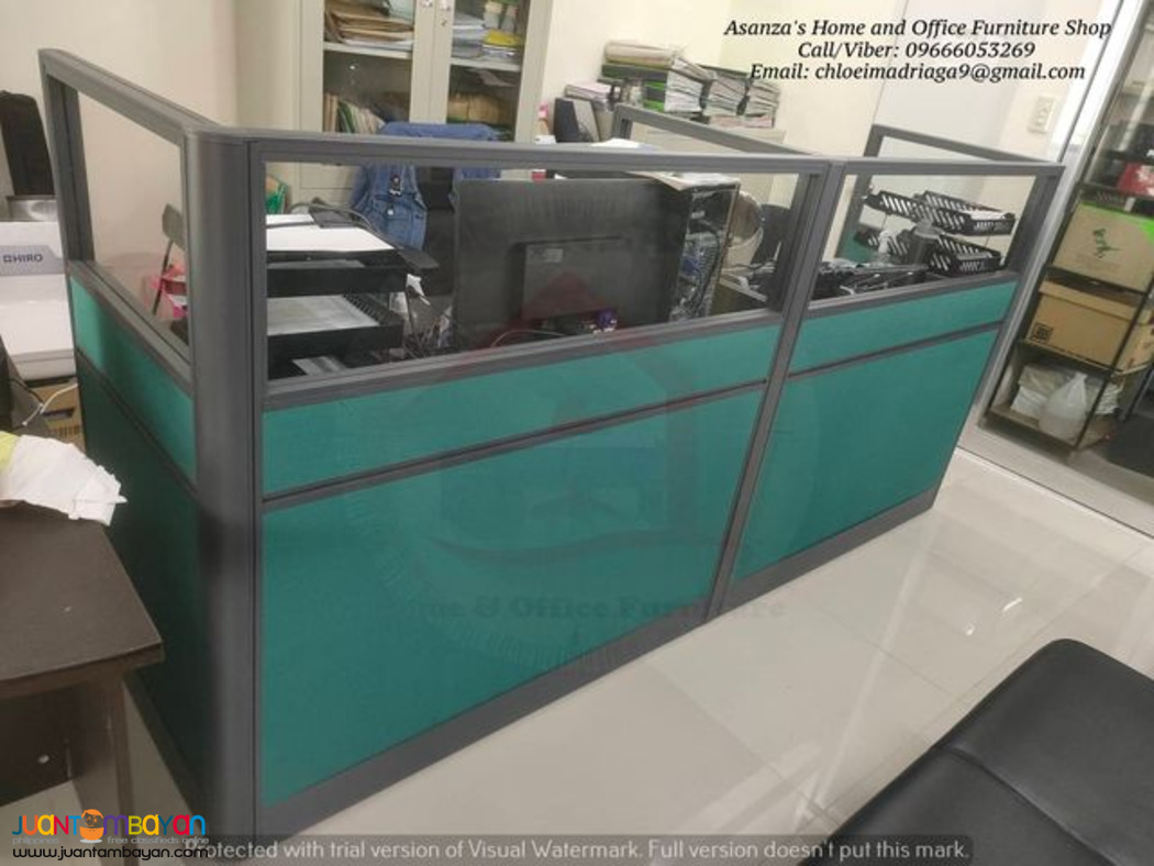 Cubicle Office Partition with Glass