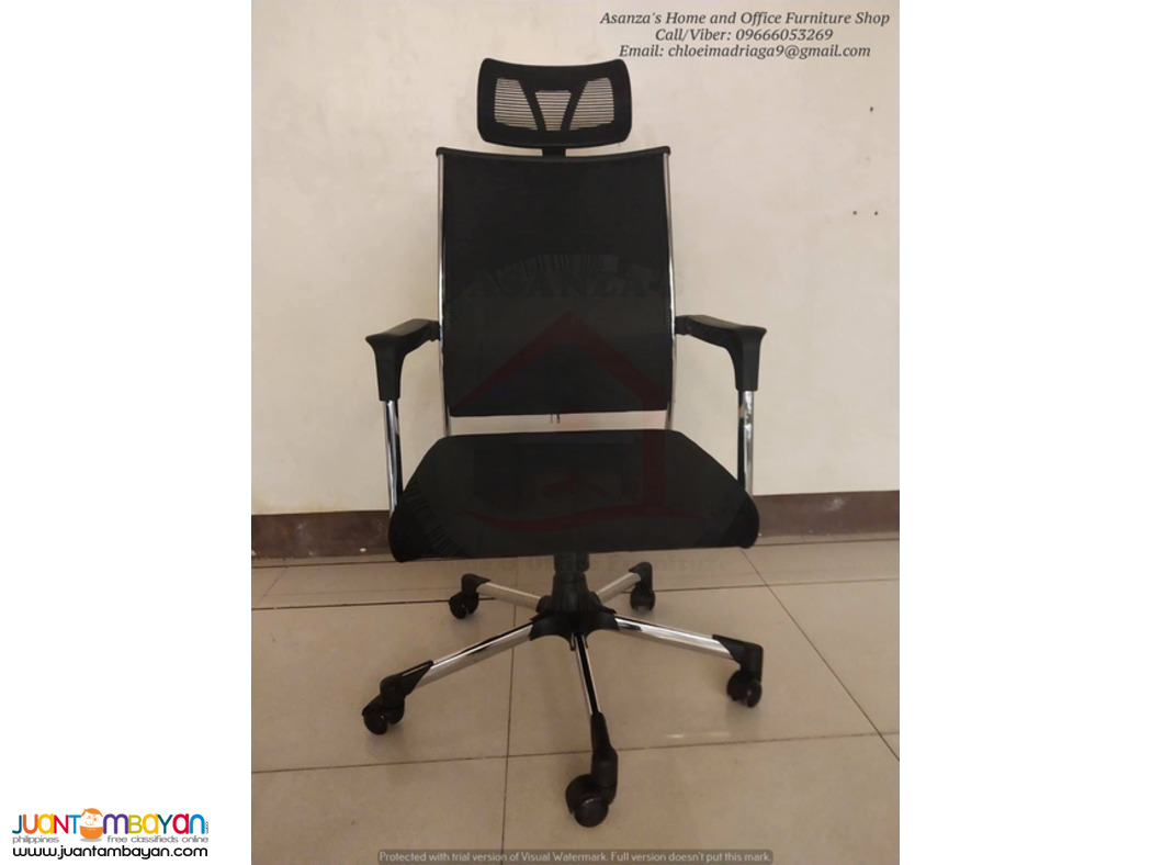 Heavy Duty High Back Mesh Chair With Armrest