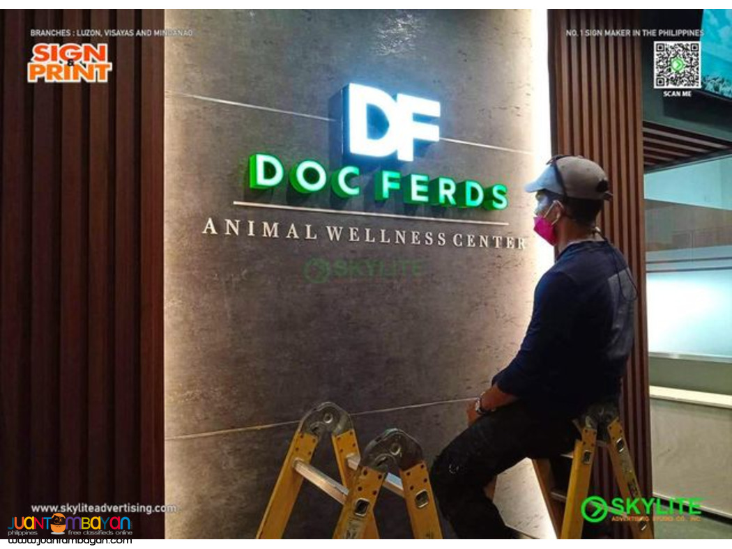 Acrylic Sign in Ayala Cebu 