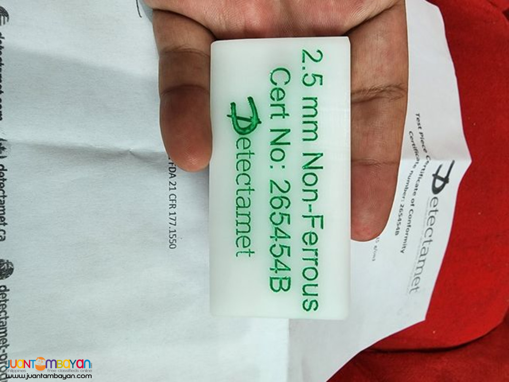 Metal Detector Test Piece, Detectamet, Test Piece Contaminants