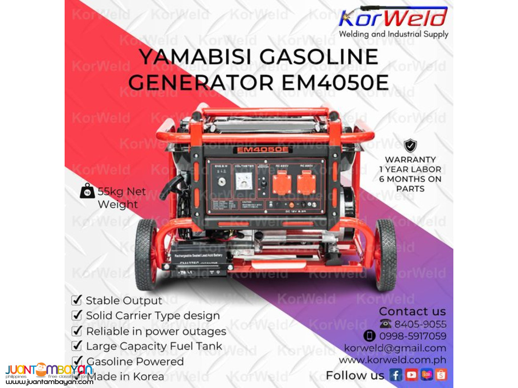 Yamabisi Gasoline Generator EM4050E
