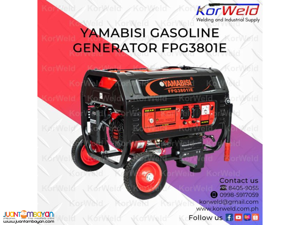 Yamabisi Gasoline Generator FPG3801E