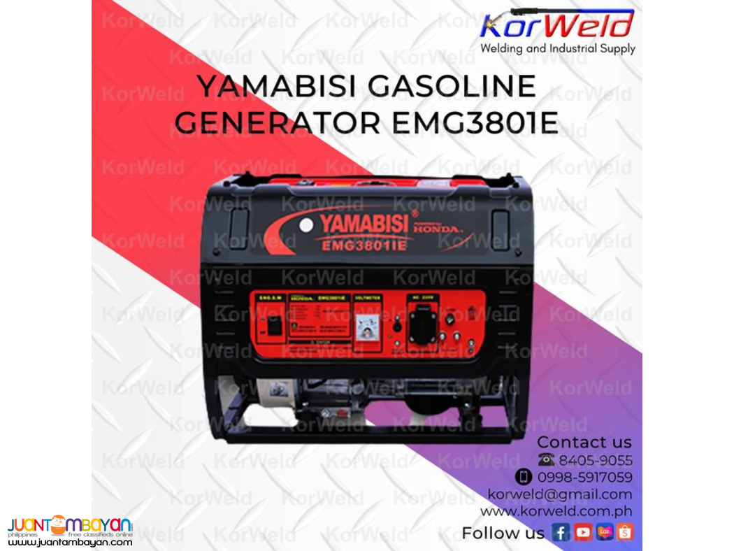 Yamabisi Gasoline Generator EMG3801E