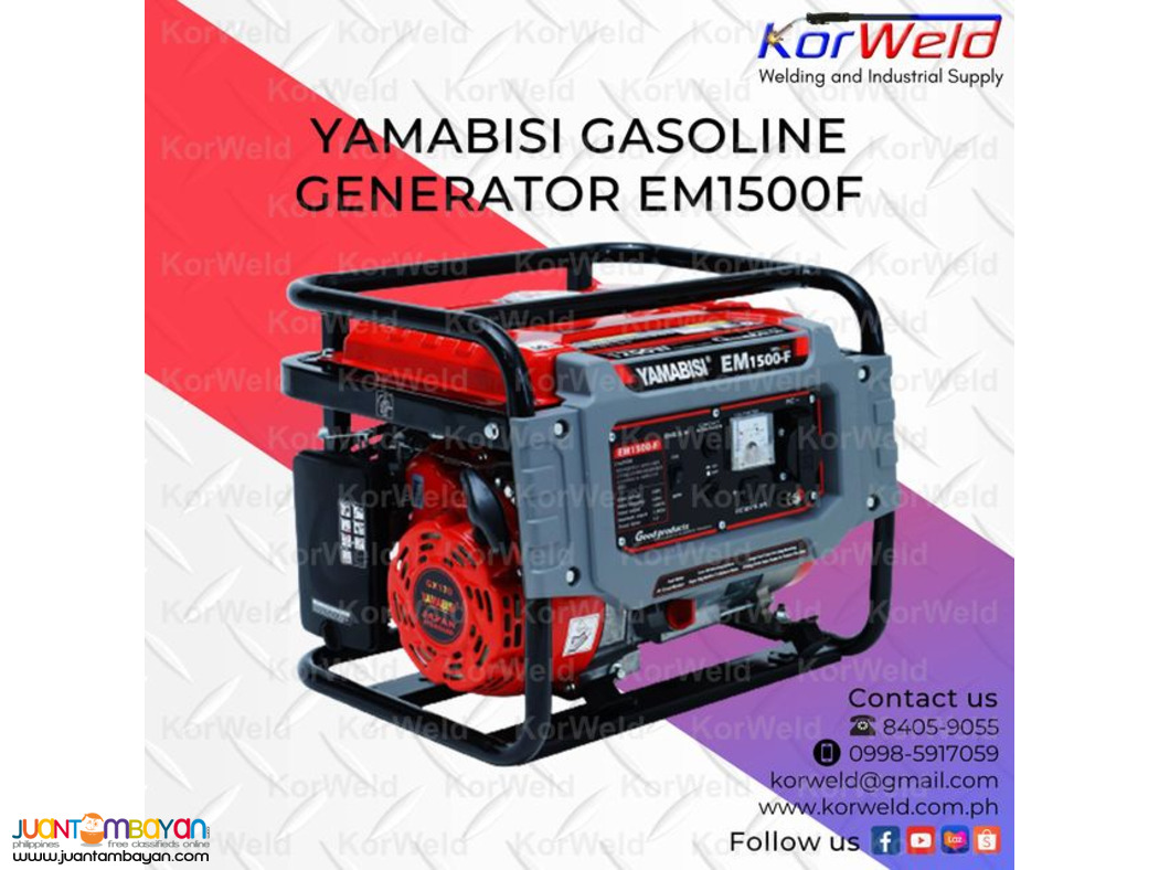 Yamabisi Gasoline Generator EM1500F